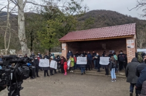 აქცია სოფელ ოფუჩხეთში / ქუთაისი პოსტის ფოტო