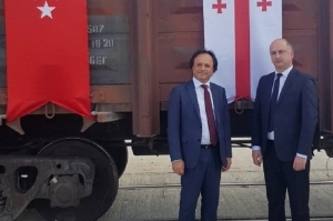 თურქეთიდან საქართველოში მატარებლით პირველი სატვირთო რეისი შესრულდა