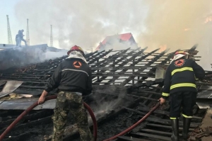 ბათუმში ხანძრის შედეგად რამდენიმე ოჯახი უსახლკაროდ დარჩა