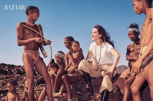 ანჯელინა ჯოლის აფრიკული ფოტოსესია - Harper’s Bazaar