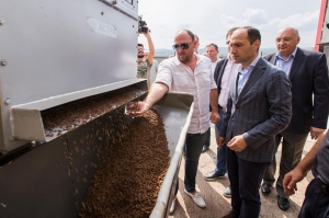 გურჯაანში ყურძნის წიპწის ზეთის გადამამუშავებელი პირველი საწარმო გაიხსნა