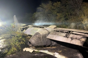 უკრაინაში სამხედრო თვითმფრინავი ჩამოვარდა, დაიღუპა სულ მცირე 22 ადამიანი