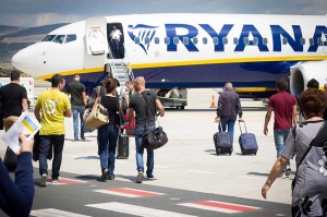 Ryanair-მა ქუთაისის აეროპორტში პირველი რეისი შეასრულა