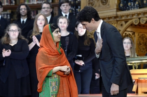19 წლის პაკისტანელი მალალა იუსაფზაი კანადის საპატიო მოქალაქე გახდა