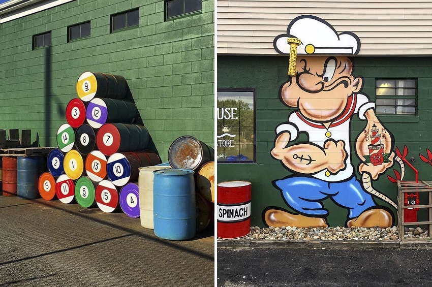 ამერიკელი ქუჩის ხელოვანის გენიალური მიგნებები