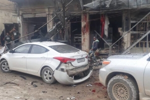 სირიაში თვითმკვლელმა ტერორისტმა 16 ადამიანი, მათ შორის ამერიკელი სამხედროები მოკლა