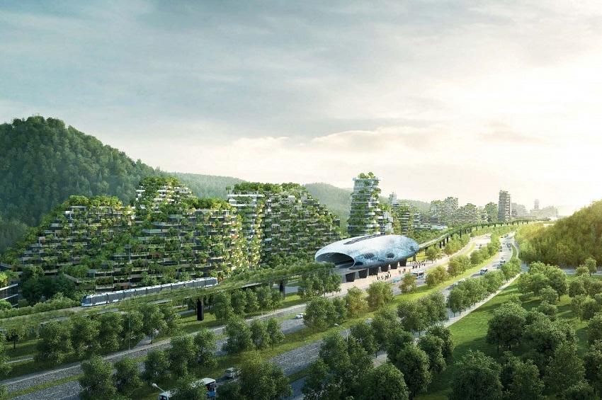 ჩინეთში ტყით დაფარულ ქალაქს ააშენებენ